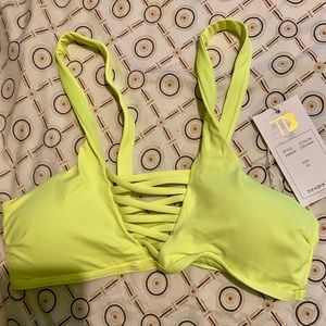 Neon green xs bikini set. Never worn.